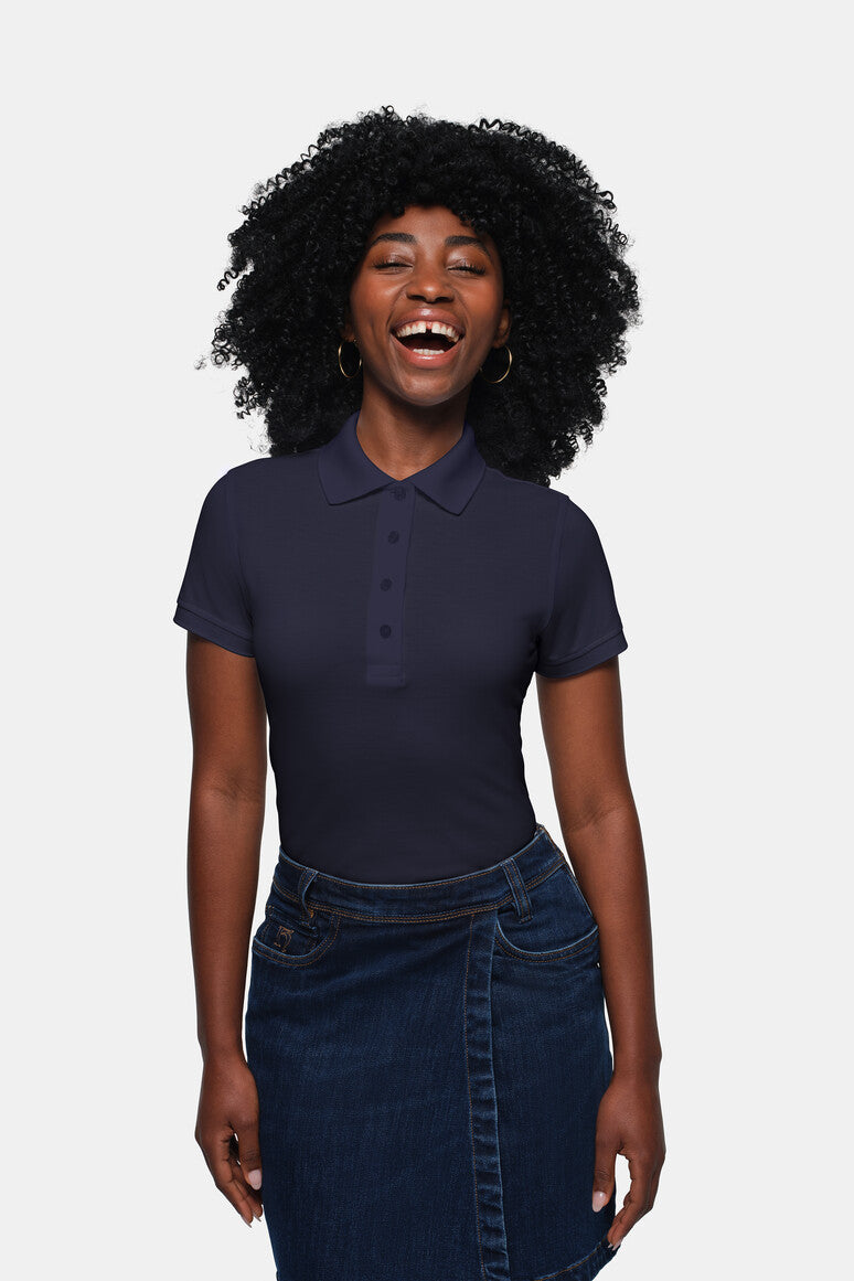 NO. 201 – HAKRO Damen Poloshirt Pima-Baumwolle