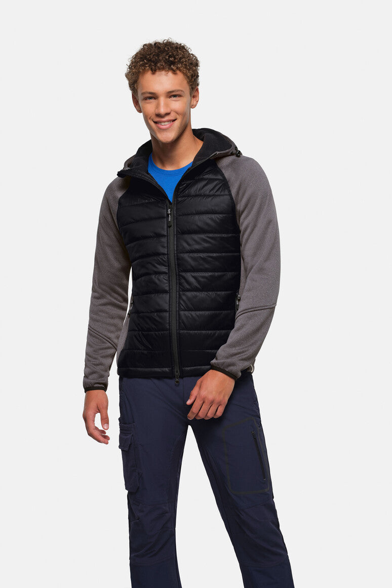 NO. 865 – HAKRO Kapuzen-Hybridjacke Contrast