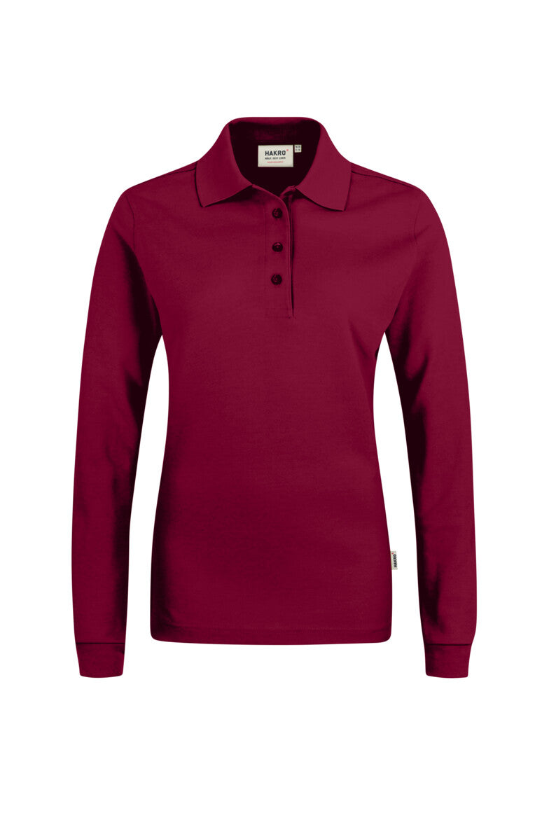 NO. 215 – HAKRO Damen Longsleeve-Poloshirt MIKRALINAR®