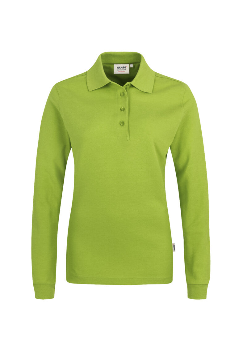 NO.215 - HAKRO Damen Longsleeve-Poloshirt MIKRALINAR®