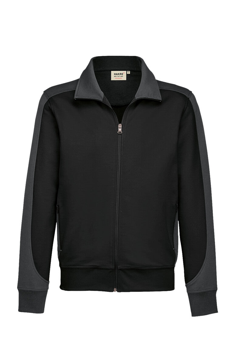 NO.477 - HAKRO Sweatjacke Contrast MIKRALINAR®