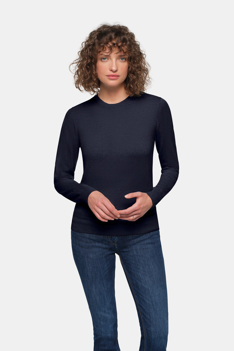 NO.135 - HAKRO Damen Pullover Premium-Baumwolle