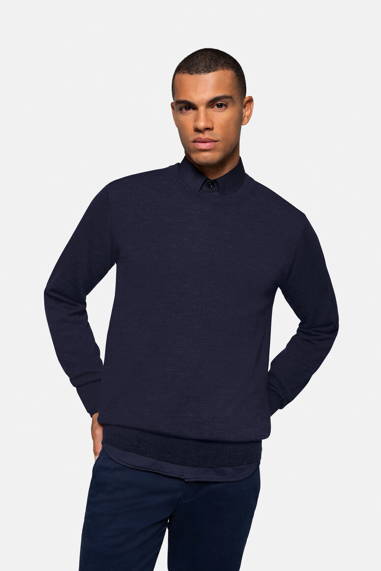 NO.156 - HAKRO Pullover Merino-Wolle