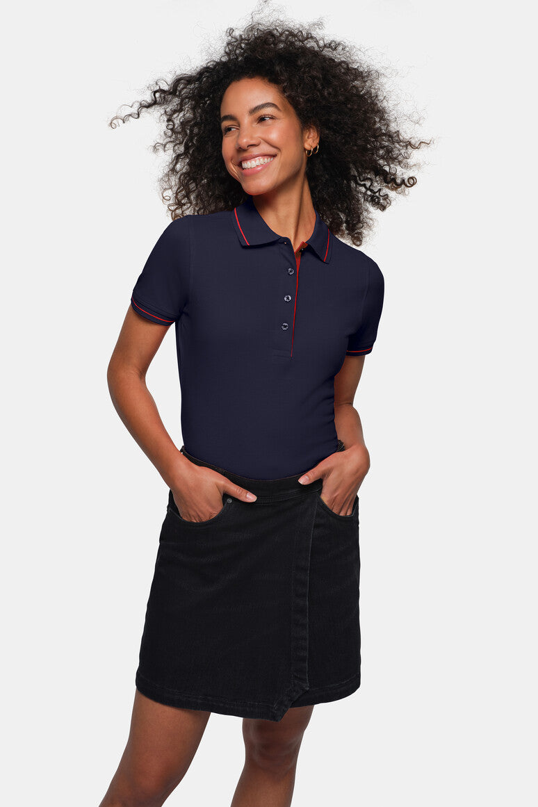 NO.203 - HAKRO Damen Poloshirt Casual