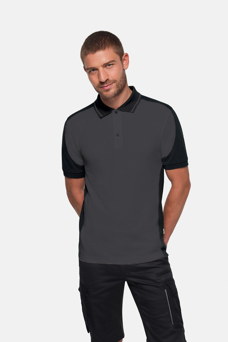 NO.539 - HAKRO Poloshirt Contrast MIKRALINAR® ECO