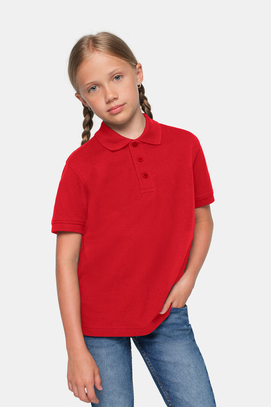 Hakro No. 0562 Kinder Kapuzen-Sweatshirt Bio-Baumwolle rot main image 0