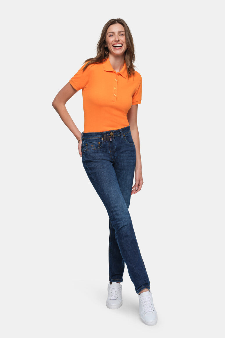 NO. 730 – HAKRO Damen 5-Pocket-Jeanshose X-Stretch ECO