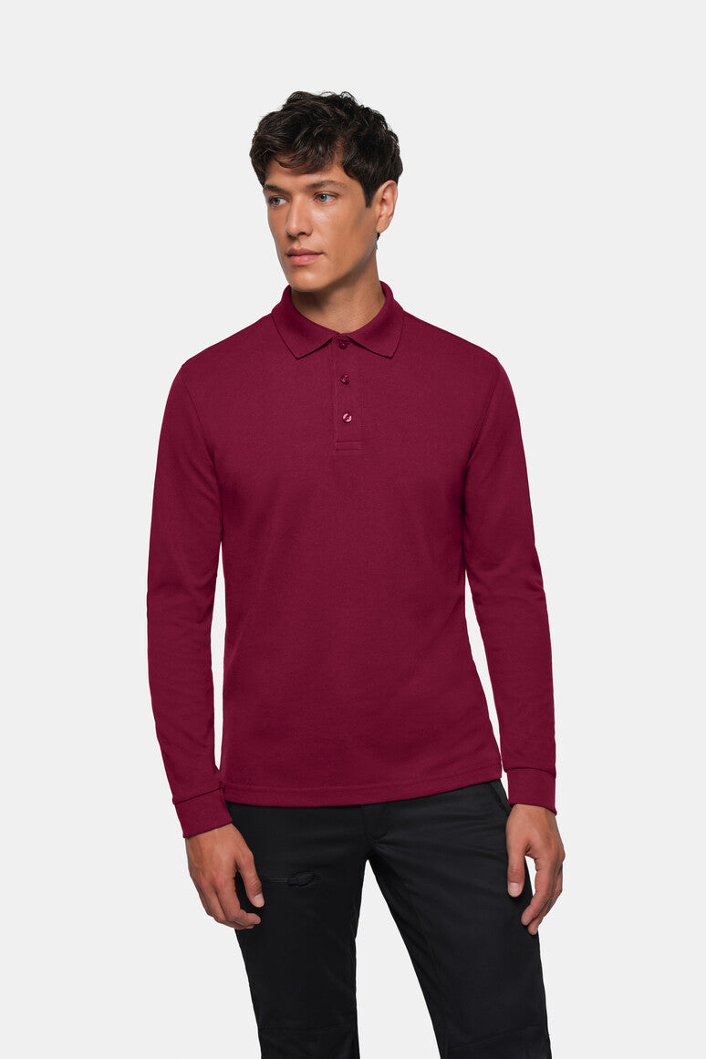 NO. 815 – HAKRO Longsleeve-Poloshirt MIKRALINAR®