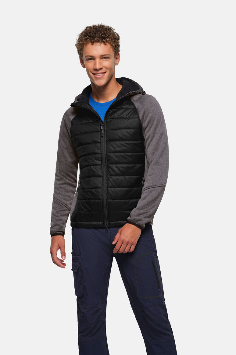 NO. 865 – HAKRO Kapuzen-Hybridjacke Contrast